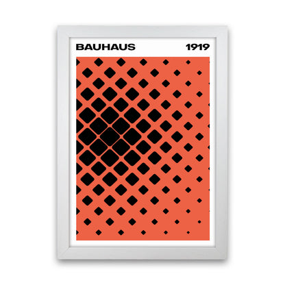 Bauhaus 1919 Red Art Print by Jason Stanley White Grain