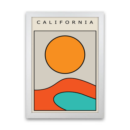 California Vibe Art Print by Jason Stanley White Grain