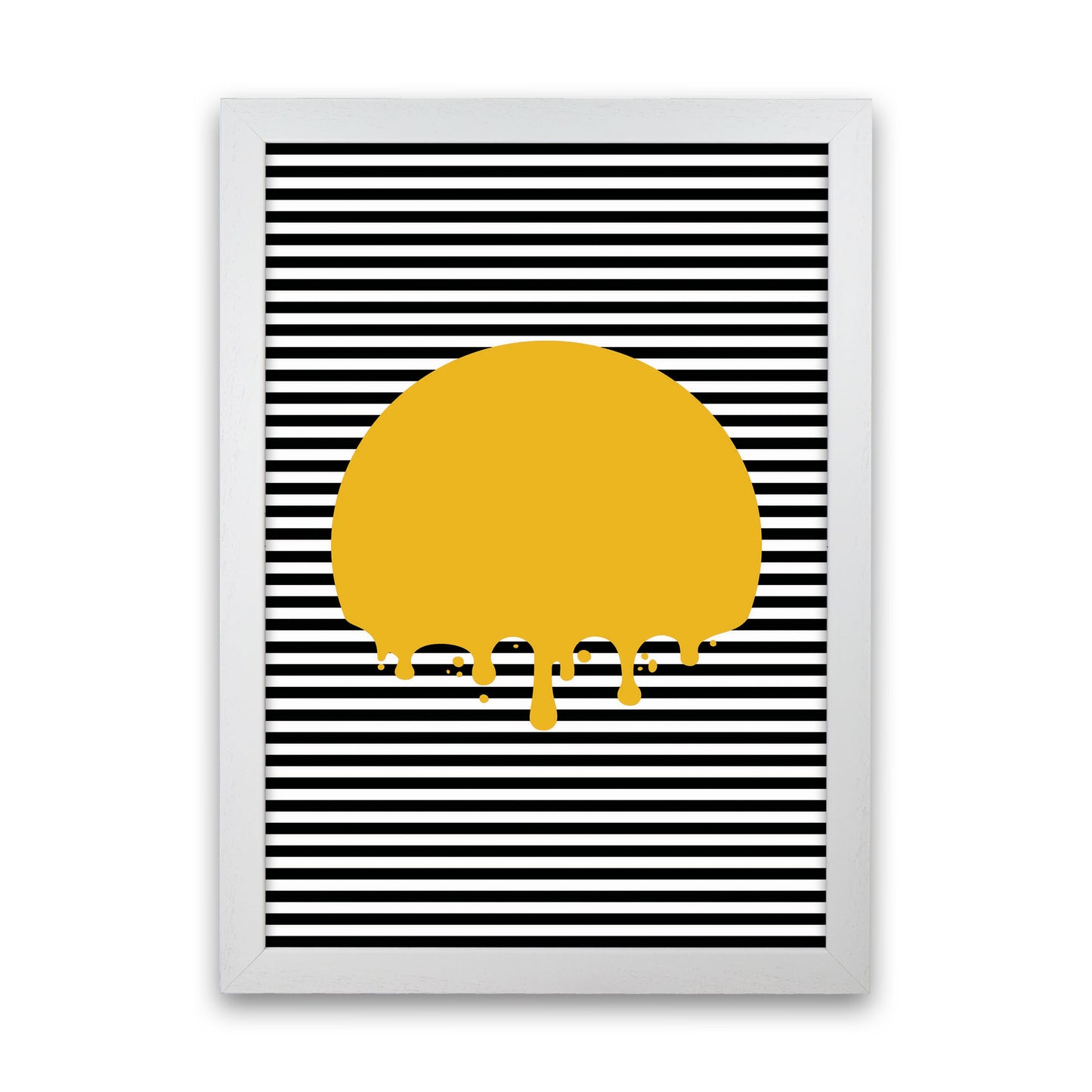 The Melting Sun Art Print by Jason Stanley White Grain