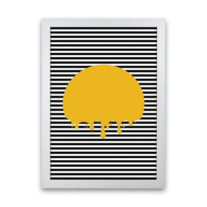 The Melting Sun Art Print by Jason Stanley White Grain