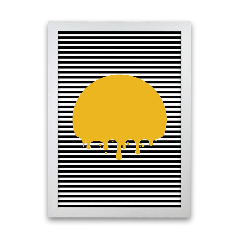 The Melting Sun Art Print by Jason Stanley White Grain