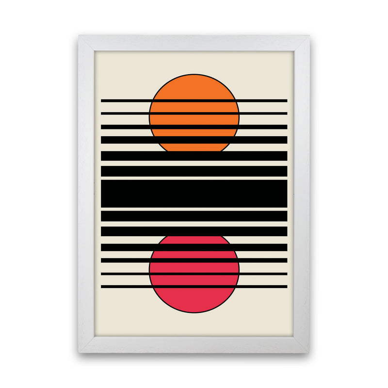 Geometric Suns Art Print by Jason Stanley White Grain