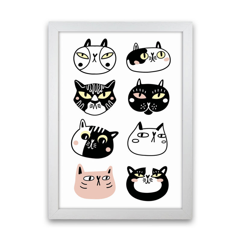 Crazy Cat Lady Art Print by Jason Stanley White Grain