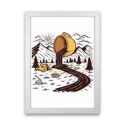 Coffee Is Life Art Print by Jason Stanley White Grain