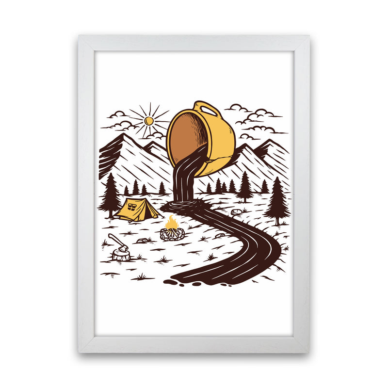 Coffee Is Life Art Print by Jason Stanley White Grain