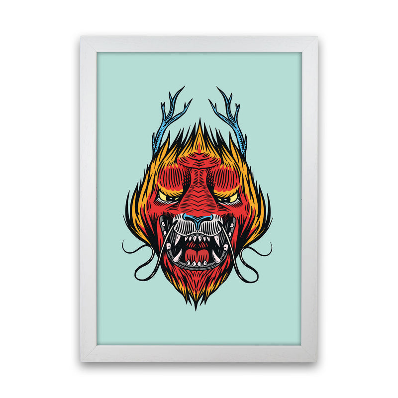 Chinese Dragon Art Print by Jason Stanley White Grain