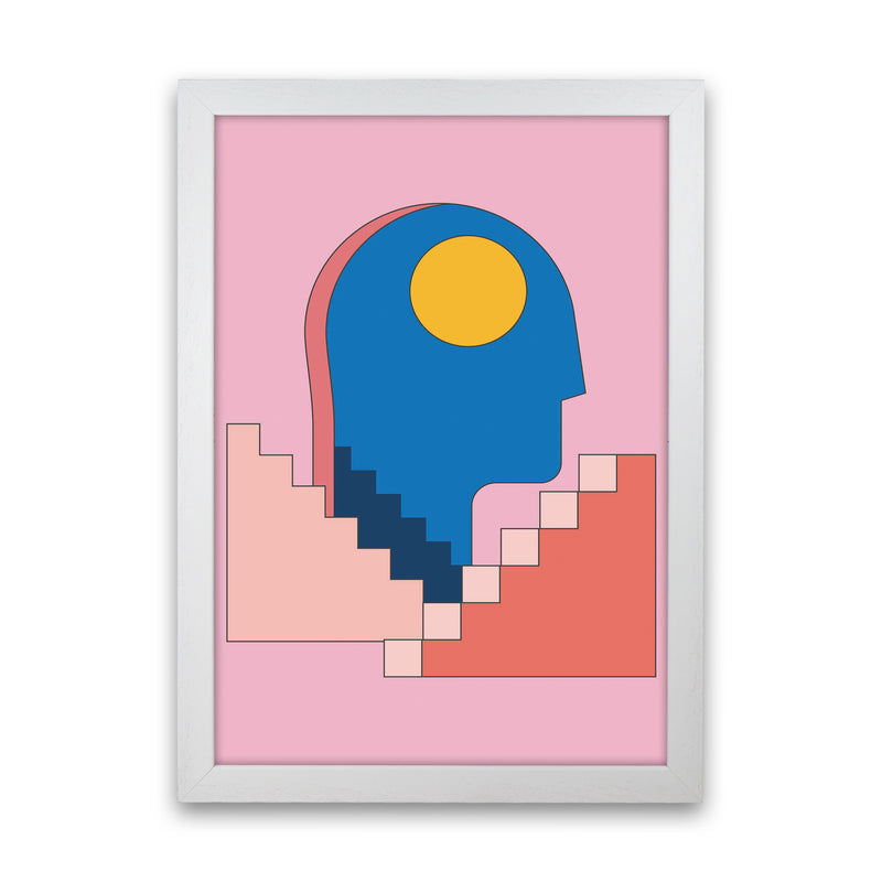 Keep Climbing Art Print by Jason Stanley White Grain