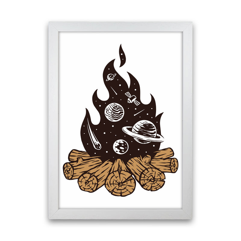 Mystical Fire Art Print by Jason Stanley White Grain