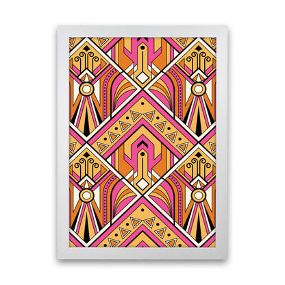Pink Patterns Art Print by Jason Stanley White Grain