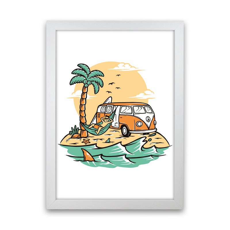 The Good Life Art Print by Jason Stanley White Grain