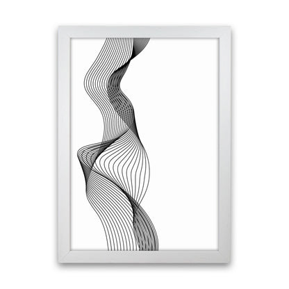 Line Wobbles Art Print by Jason Stanley White Grain