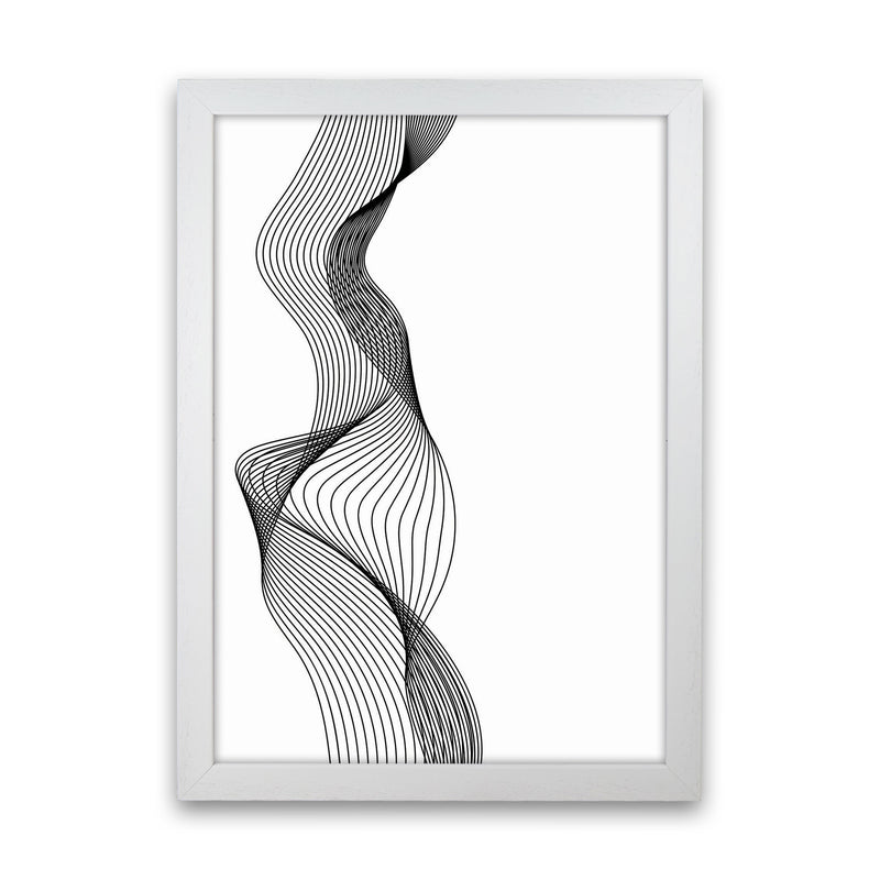 Line Wobbles Art Print by Jason Stanley White Grain