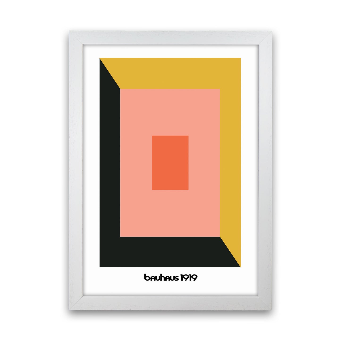 Bauhaus 1919 Art Print by Jason Stanley White Grain