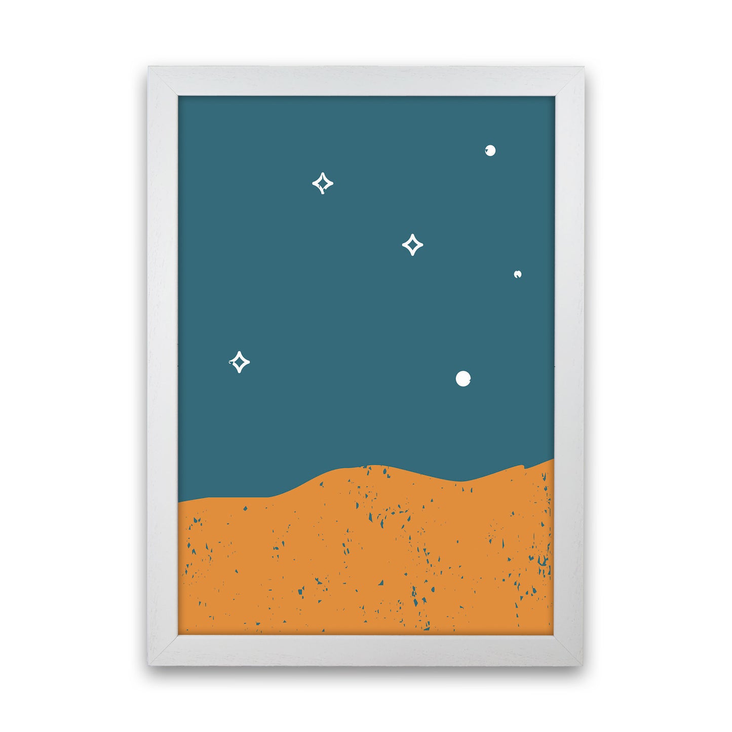 Starry Night Art Print by Jason Stanley White Grain