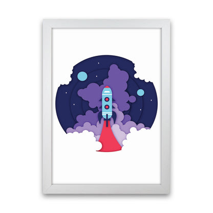 To The Moon Art Print by Jason Stanley White Grain
