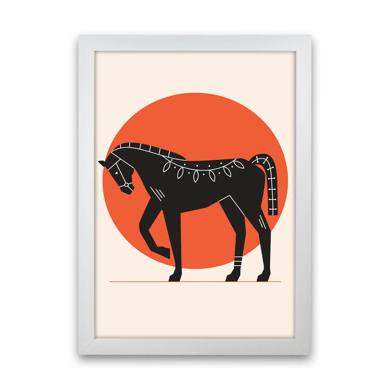 Proud Horse Art Print by Jason Stanley White Grain