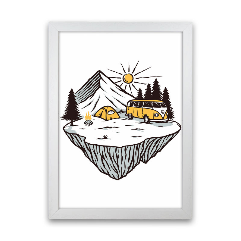 Camp Vibes Art Print by Jason Stanley White Grain