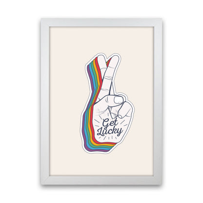Get Lucky!! Art Print by Jason Stanley White Grain