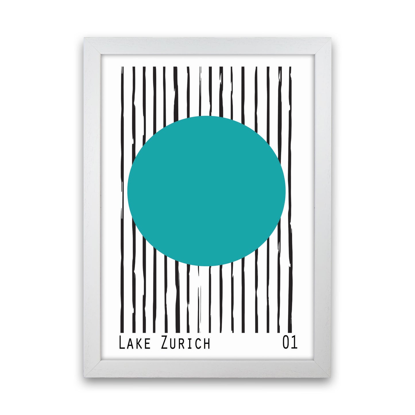 Lake Zurich Art Print by Jason Stanley White Grain