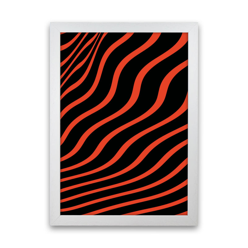 Red Vibes Art Print by Jason Stanley White Grain