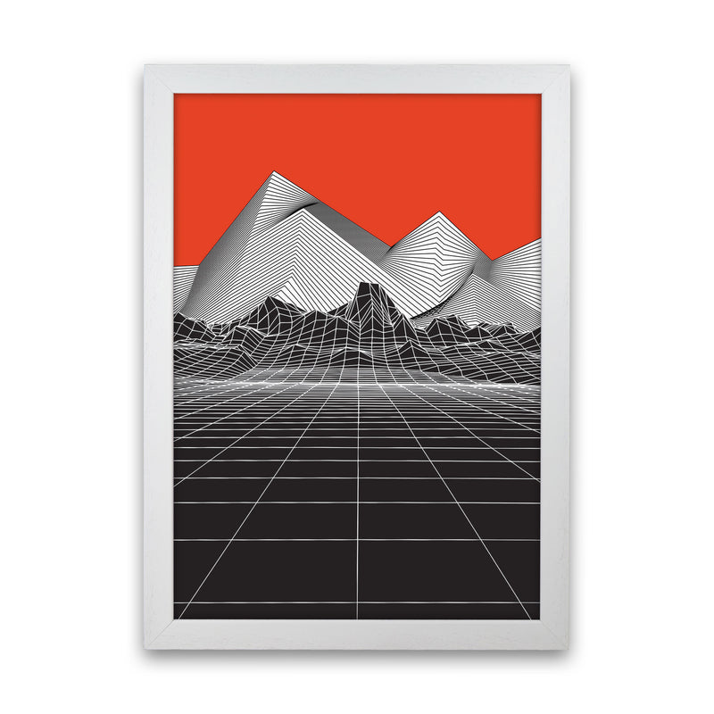 Big Red Art Print by Jason Stanley White Grain