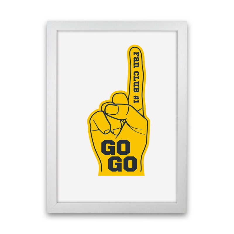 Fan Club Art Print by Jason Stanley White Grain