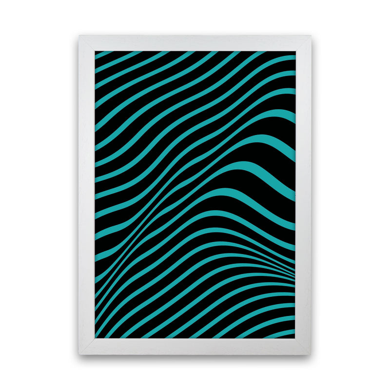 Blue Vibes Art Print by Jason Stanley White Grain