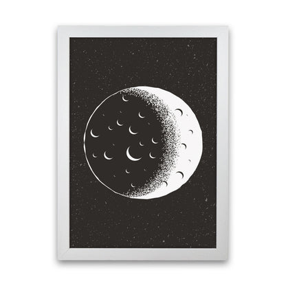 Moon Vibes Art Print by Jason Stanley White Grain