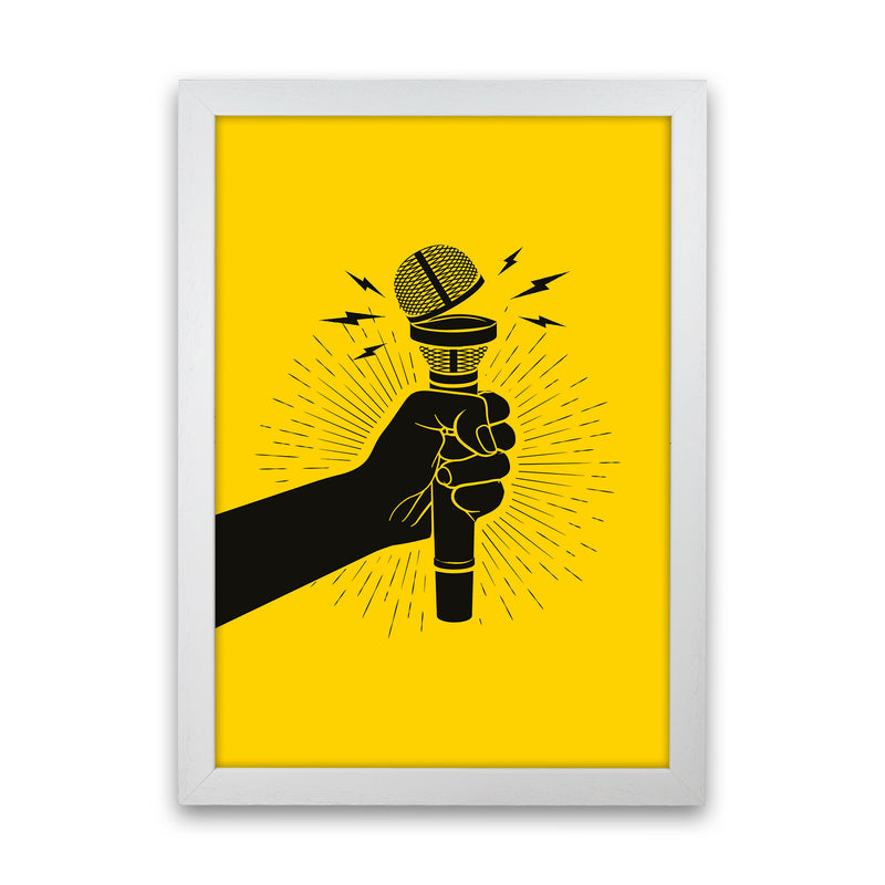 Speak Up! Art Print by Jason Stanley White Grain