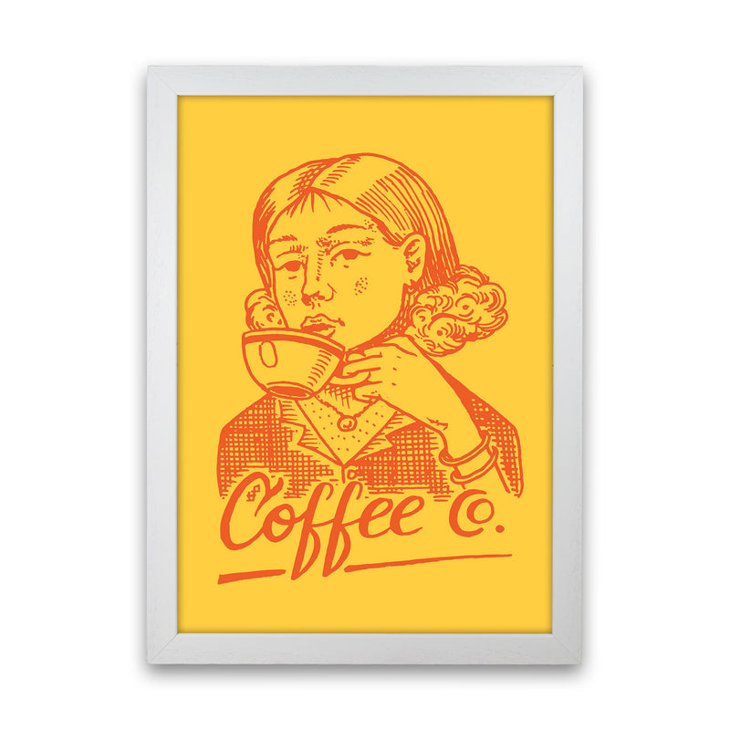 Coffee Art Print by Jason Stanley White Grain