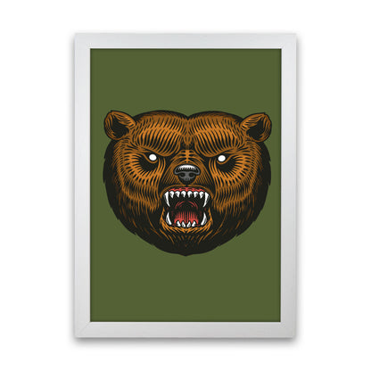 Ol Grizzly Art Print by Jason Stanley White Grain
