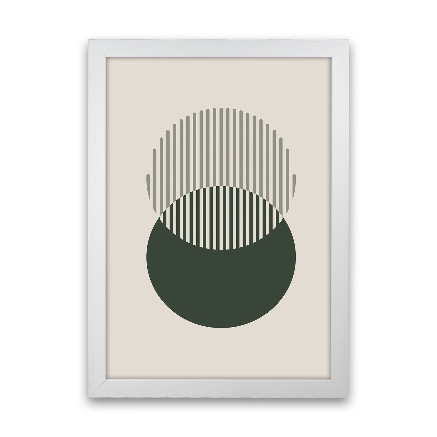 Minimal Abstract Circles III Art Print by Jason Stanley White Grain