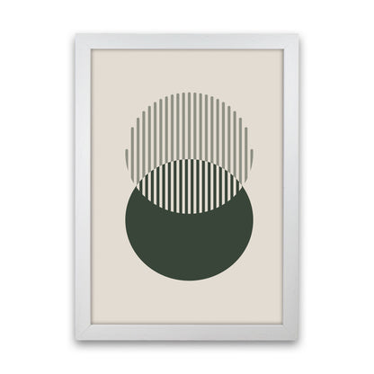 Minimal Abstract Circles III Art Print by Jason Stanley White Grain