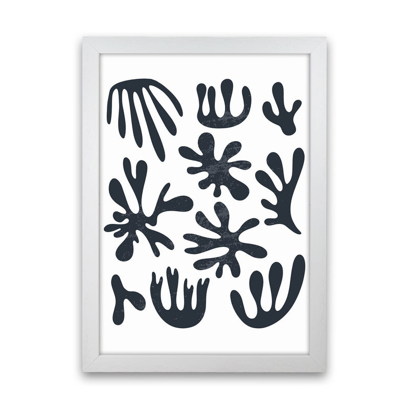 Minimal Abstract Algae I Art Print by Jason Stanley White Grain