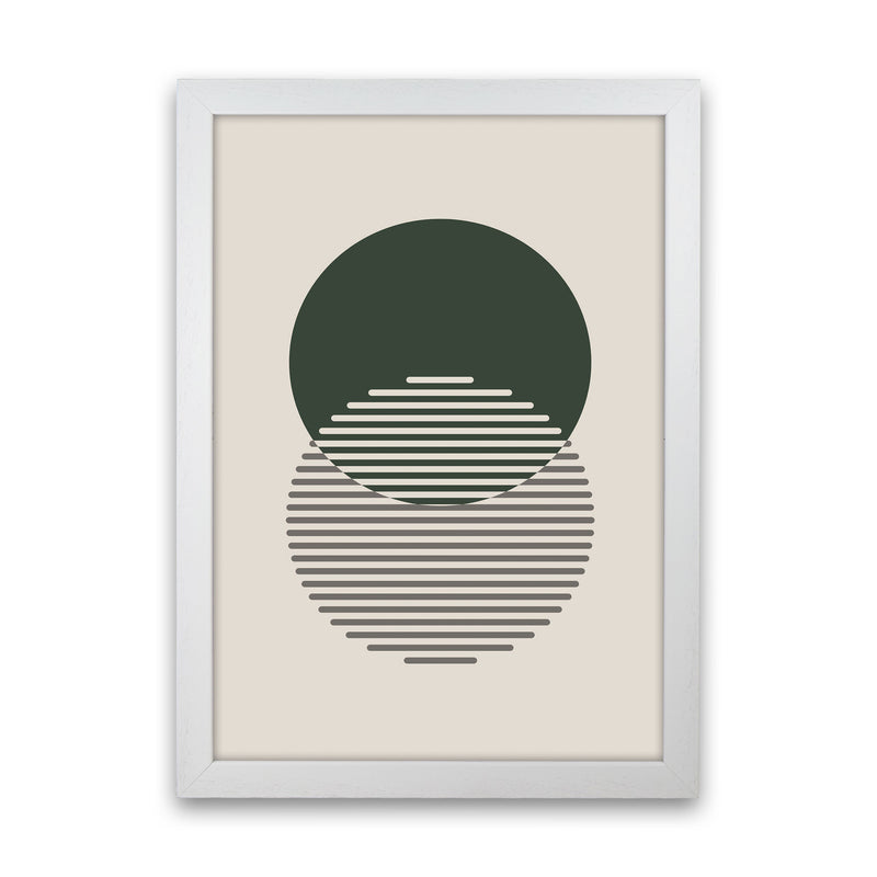 Minimal Abstract Circles II Art Print by Jason Stanley White Grain