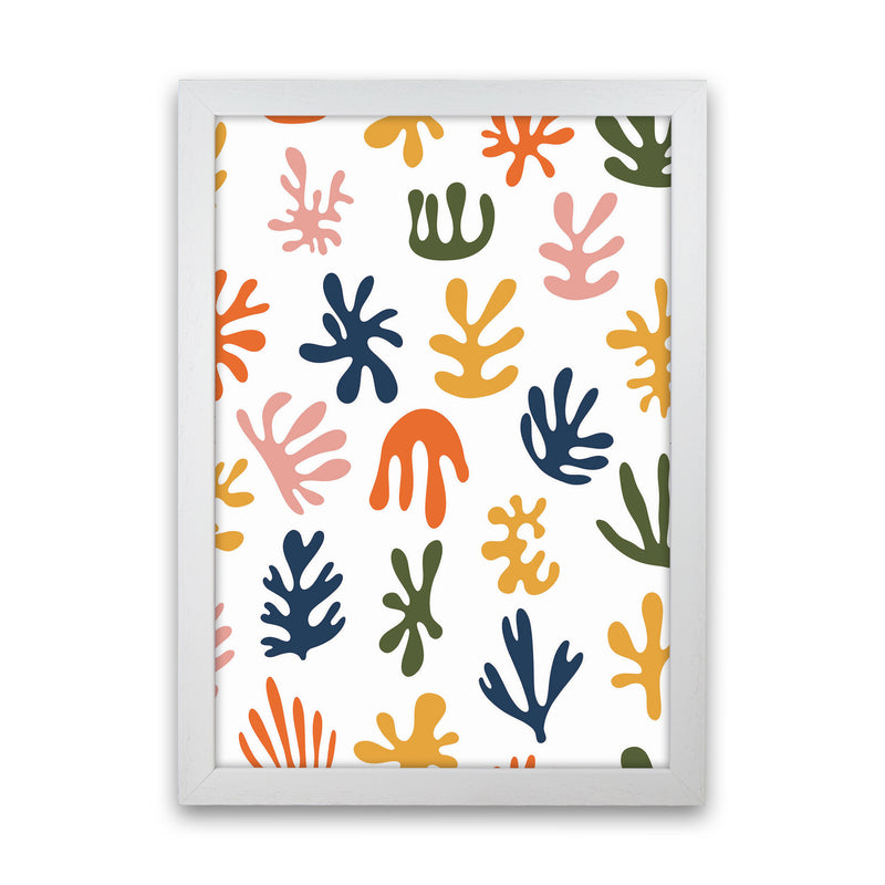 Minimal Abstract Algae IIII Art Print by Jason Stanley White Grain