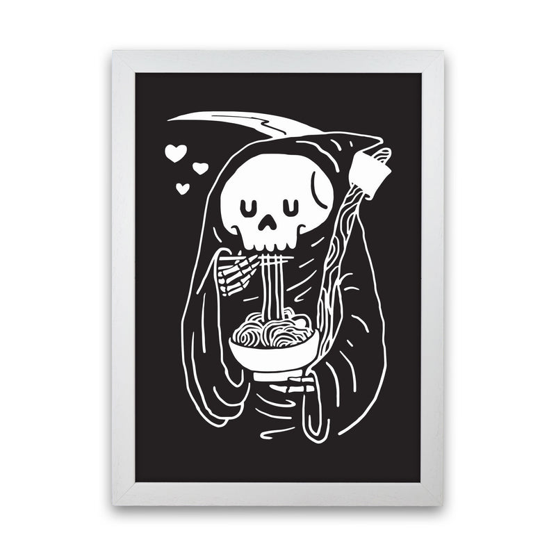 But First...Noodles Art Print by Jason Stanley White Grain