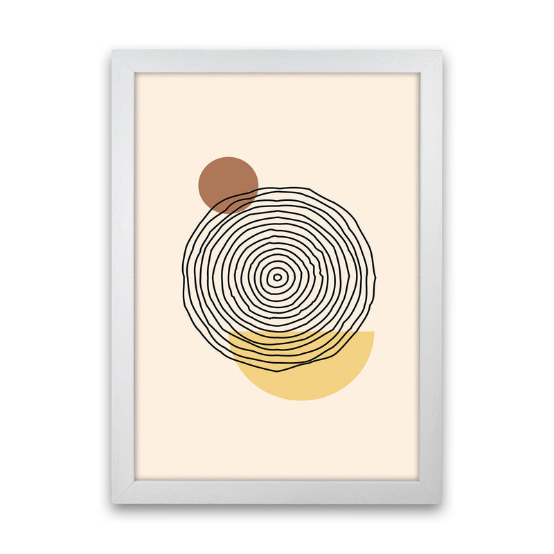 Geometric Abstract Shapes III Art Print by Jason Stanley White Grain