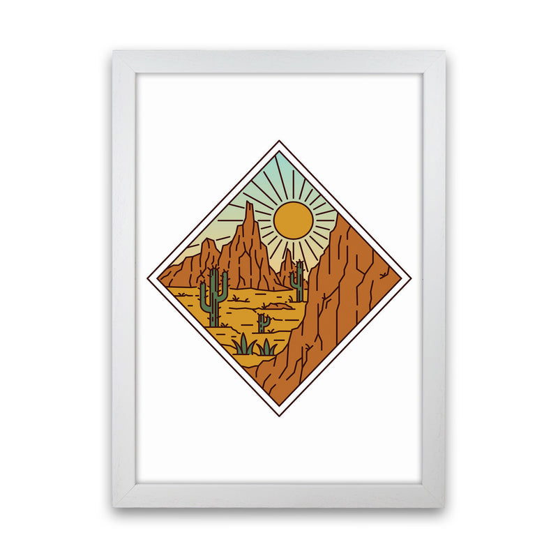 Desert Vibes Art Print by Jason Stanley White Grain