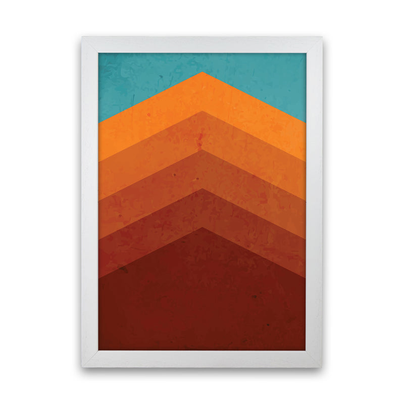 Abstract Mountain Sunrise II Art Print by Jason Stanley White Grain