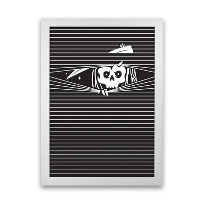 The Grim Reaper Art Print by Jason Stanley White Grain