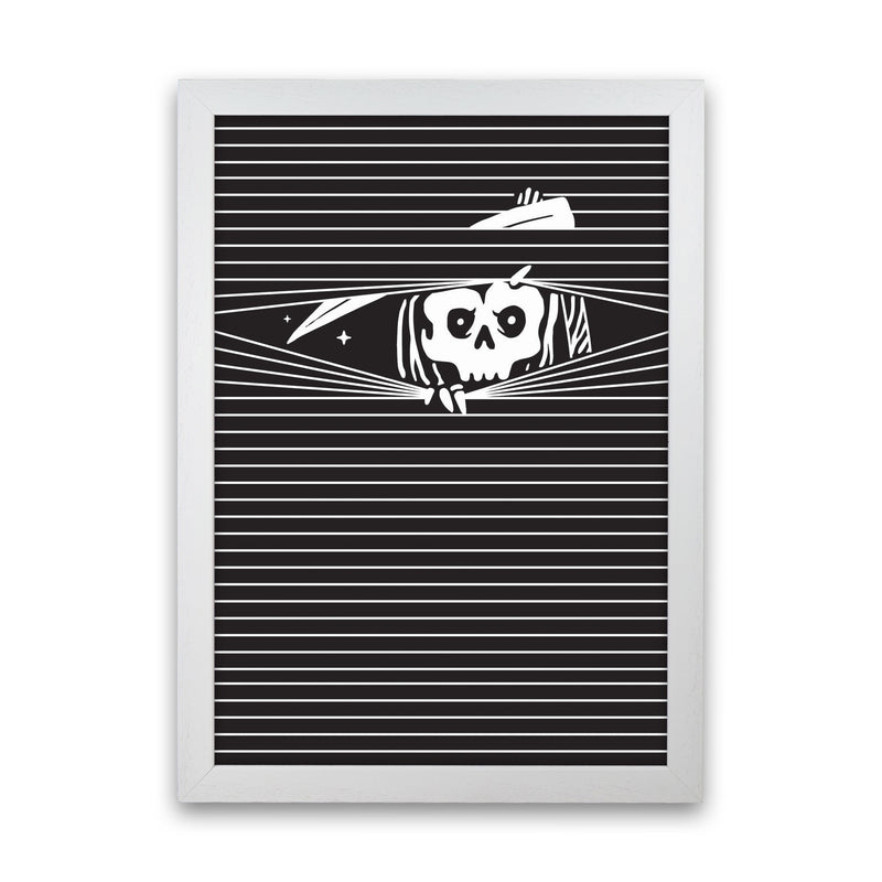 The Grim Reaper Art Print by Jason Stanley White Grain