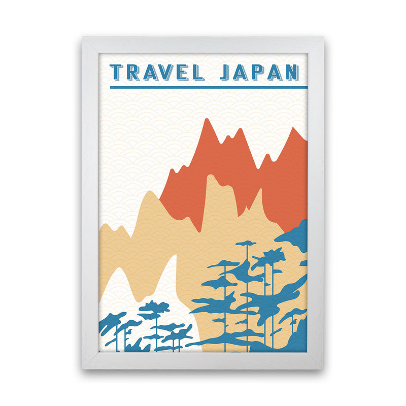 Traval Japan Minimilism III Art Print by Jason Stanley White Grain