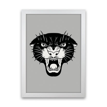 Vintage Panther Art Print by Jason Stanley White Grain
