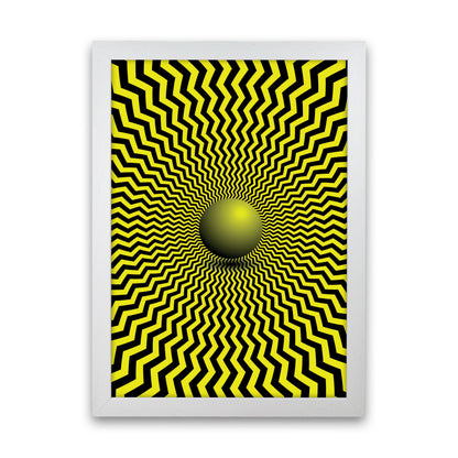 Optical Illusion Art Print by Jason Stanley White Grain