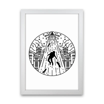 Alien Invasion Art Print by Jason Stanley White Grain