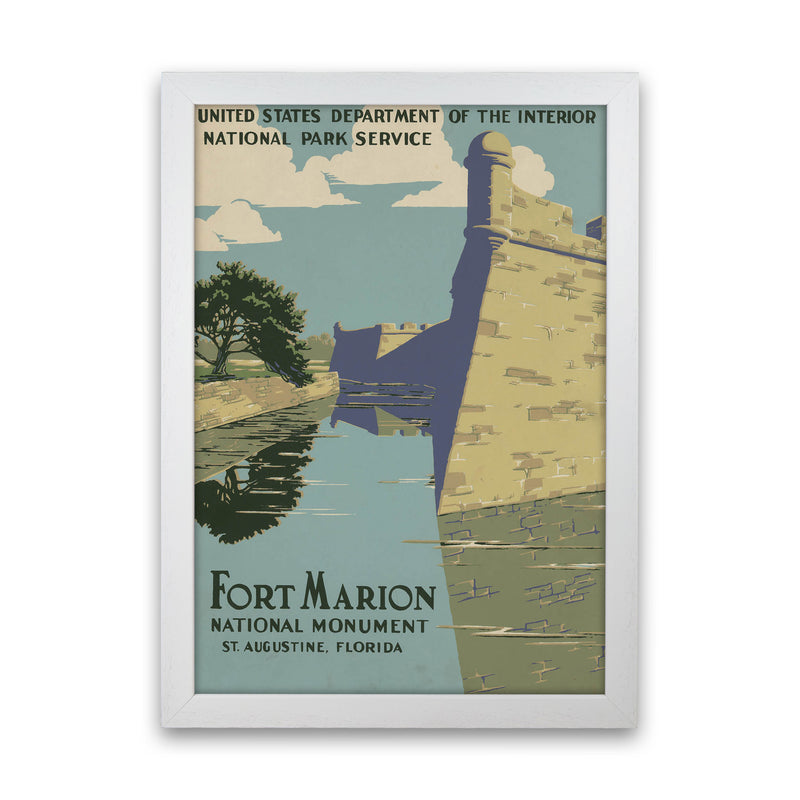 Fort Marion National Park Art Print by Jason Stanley White Grain