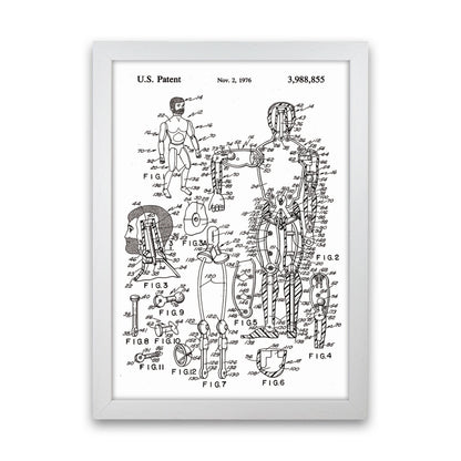 Kids Toy Patent Art Print by Jason Stanley White Grain