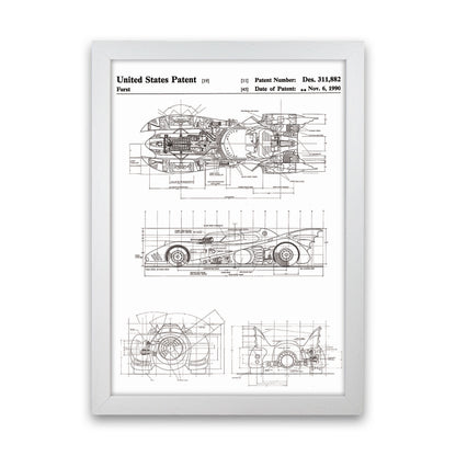 Patents Art Print by Jason Stanley White Grain