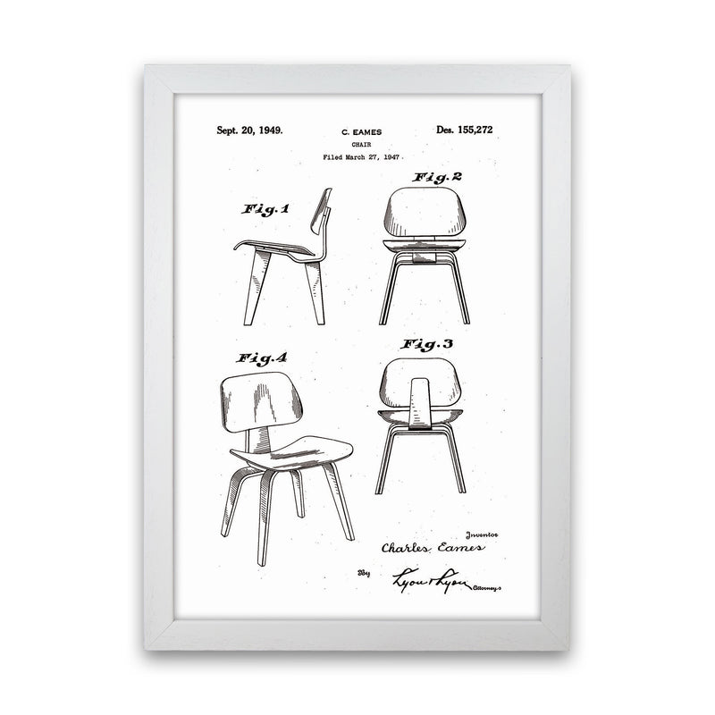Chari Patent Art Print by Jason Stanley White Grain
